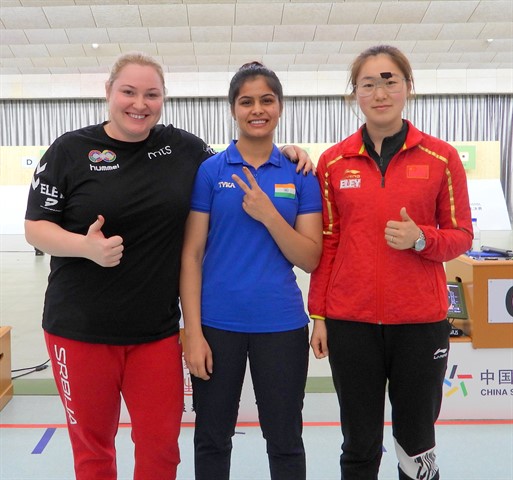 WCF Putian - Podium Dames - Pistolet 10m