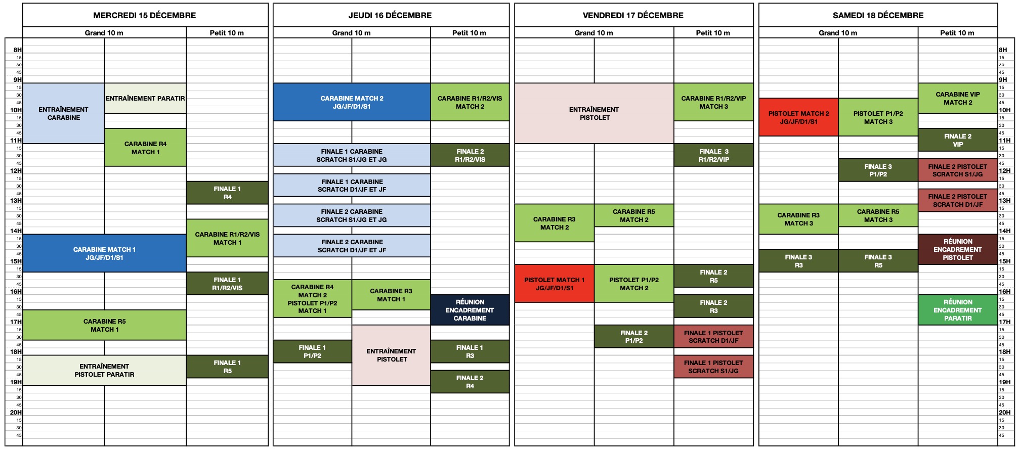 Calendrier Fftir 2023 Compétitions | Fédération Française De Tir